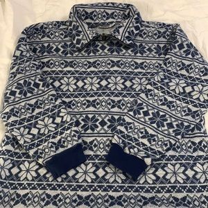 Vintage Zip Neck Side Pocket Pullover Sweater